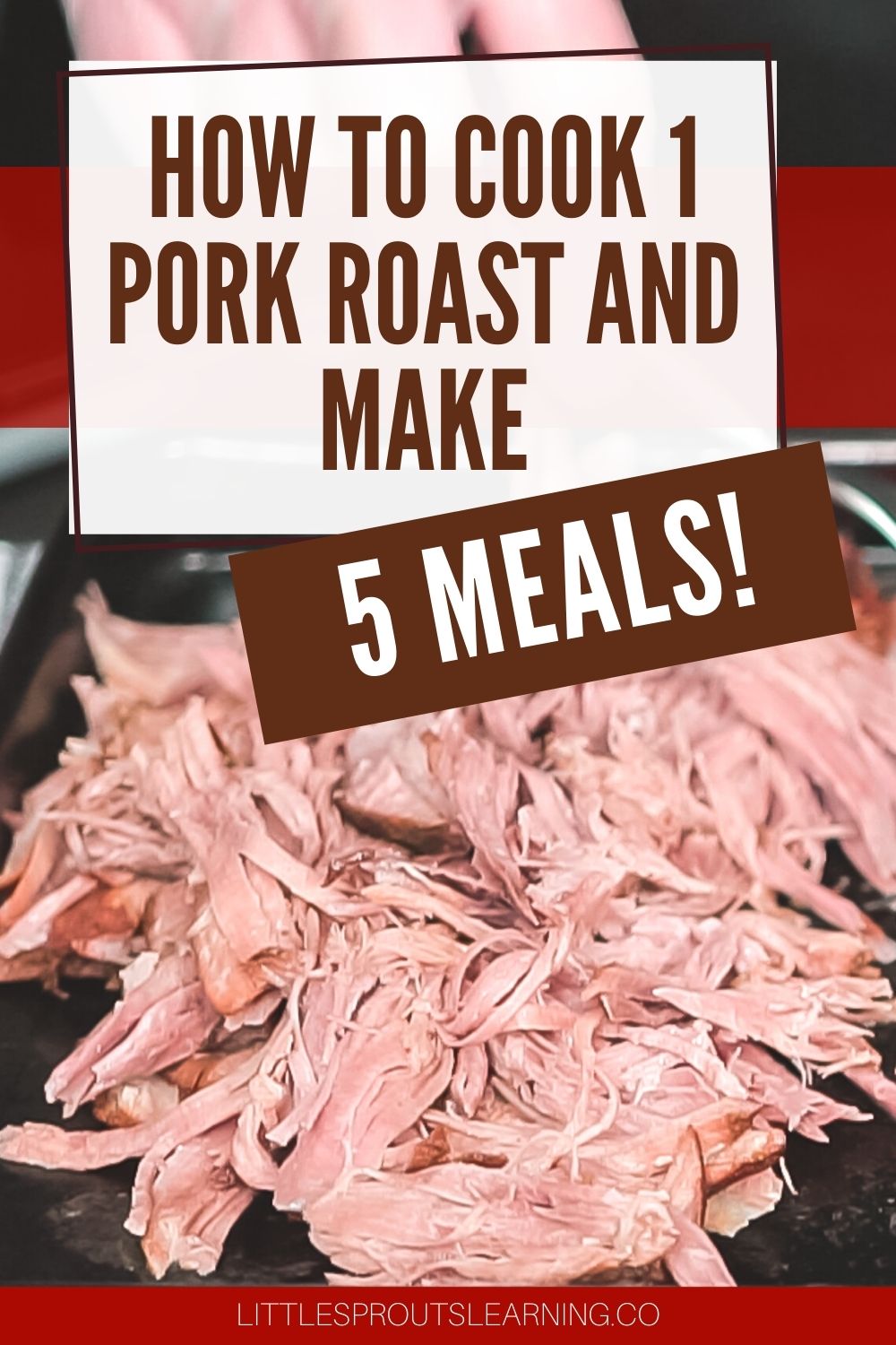 How to Cook 1 Pork Roast to Make 5 MealsLittle Sprouts Learning