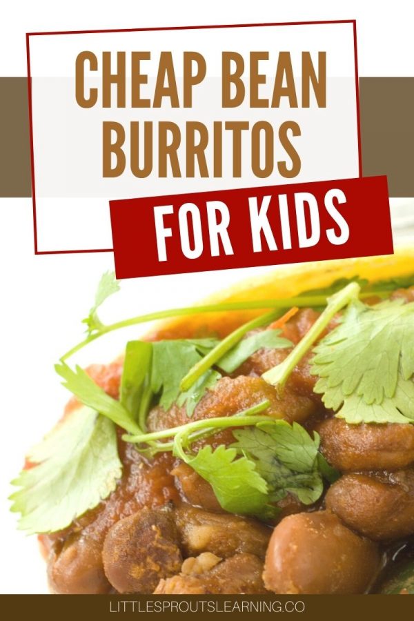 Cheap Bean Burritos for KidsLittle Sprouts Learning