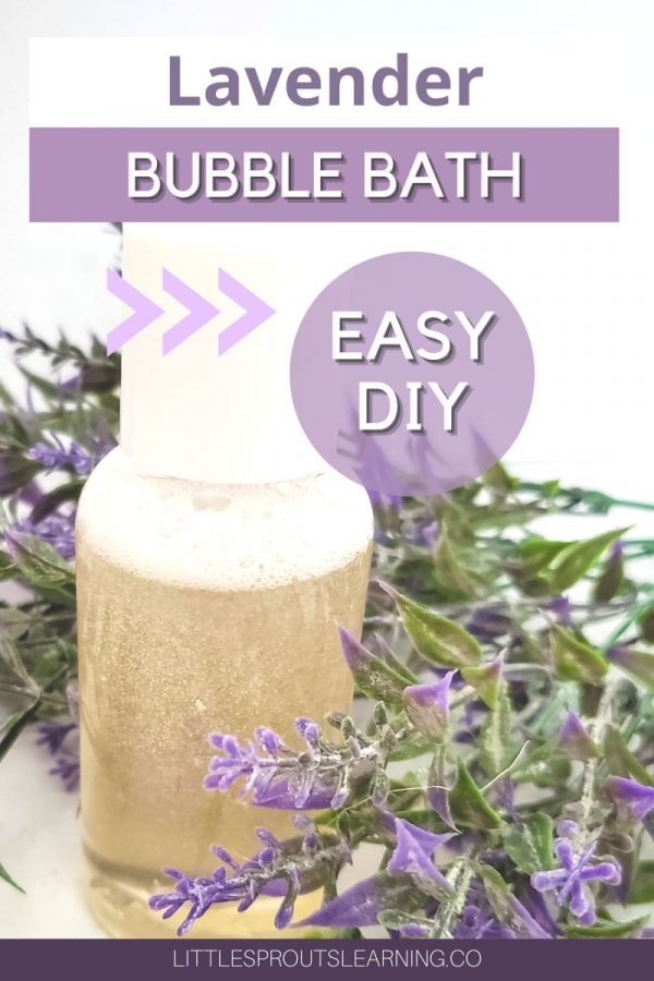 DIY Lavender Bubble Bath RecipeLittle Sprouts Learning